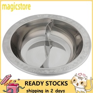 Magicstore Extra Thick Fondue Pot Divided Hot For Home