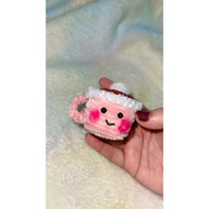 Keychain cawan (dawai bulu)