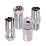 1pcs F to TV Adapter F Female/Male to TV Pal Male/Female Coupler Coaxial Cable Connector Adapter for