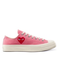 [Barium International] COMME DES GARCONS CDG Rei Kawakubo PLAY Love Pink Canvas Shoes European Daigo