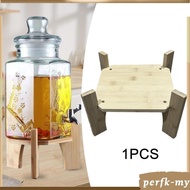 [PerfkMY] Beverage Dispenser Holder Wood Stable Small Aquarium Stand Cold Kettle Stand Multiuse for 