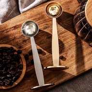 Coffee Scoop Spoon 2in1 Press Handle Stand Package Hub