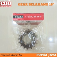 Bicycle Rear Gear Gear 16t 18t 20t / Freewheel 16 18 20 bmx children Adults Single Speed / Sprocket 