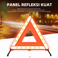 Triangle Reflector Sign Hazard Sign Road Side Car Folding Safety