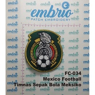 Patch Jogja FC-034 Patches Mexico Football Embroidery Logo Jersey National Team Football Mexico 7cm 