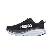 ของแท้พิเศษ HOKA ONE ONE BONDI 8 1123202-BWHT รองเท้าวิ่ง รองเท้ากีฬา รองเท้าผ้าใบผู้หญิง The Same S