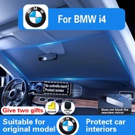 Car Front Window Sunshade Cover For BMW i4 Windshield Visor Windscreen Folding Auto UV Protection Cu