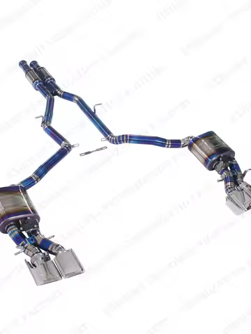 Catback Exhaust System for Mercerdes Benz CLS 63 AMG 5.5L Titanium Exhaust Pipe Performance Muffler 