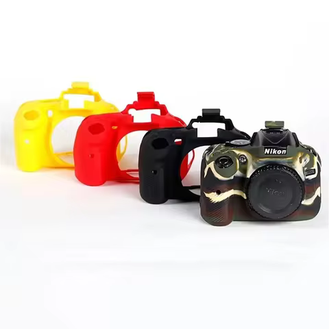 Soft Silicone Armor Camera Body Case For Nikon D600 D610 D7100 D7200 D7000 D5500 D5600 D7500 D5300 D