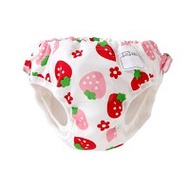 日本 Chuckle Baby 防曬游泳學習尿褲(日本製)-甜蜜草莓