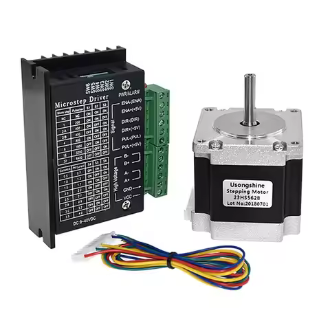 Nema23 Stepper Motor 57Hs112 Tb6600 23Hs5628 2.8A With Tb6600 4A Stepper Motor Driver Nema17 23 For 