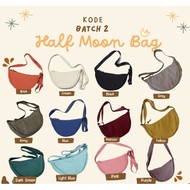 Waistbag ala Uniqlo Half Moon Bag Tas Selempang bahu slempang wanita Waist Bag Polos Unisex  Remaja