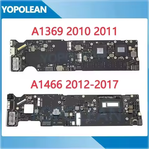 Original A1466 Motherboard For MacBook Air 13" A1369 A1466 Logic Board i5 i7 2010 2011 2012 2013 201
