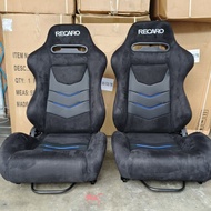 Recaro Racing Semi Sport Seat Bucket With Universal rail Wira Persona Honda City Civic EK EG