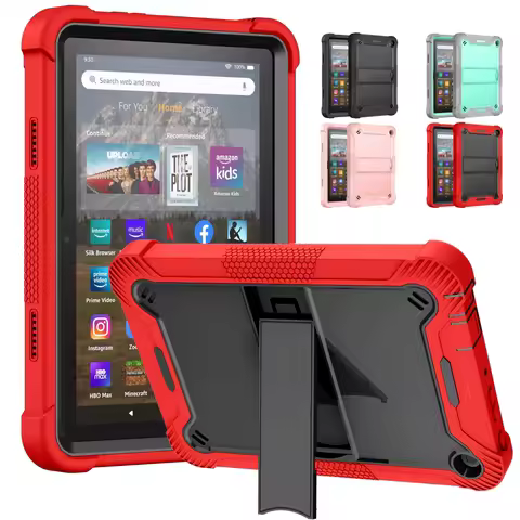 Funda Tablet Kids Case for Amazon Kindle Fire 8 HD 8 HD8 Plus 12th 2022 Cover Stand PC Shockproof Si
