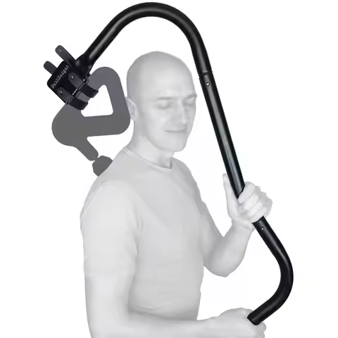 Percussive Massage Gun Holder for Back, Compatible with Most Massage Guns, for Hard to Reach Areas B