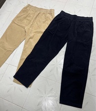 兩條 GU 薄款燈芯絨長褲 Uniqlo Zara H&M Carhartt acg Nike beams Niko and