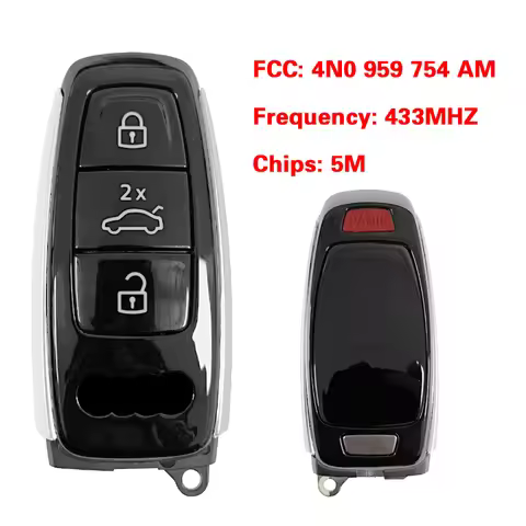 CN008017 MLB Original OEM Smart Remote Key Control 4 Button 433MHz 5M Chip FCCID 4N0 959 754 AM For