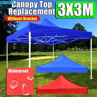 CABEZAG Gazebo Top Cover, 420D Oxford Cloth Waterproof Tent Canopy, Instant Shelter Sun Blocking Fol