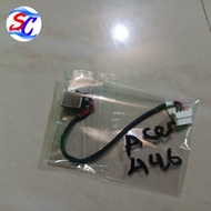 Kabel dc jack konektor laptop acer travelmate p446