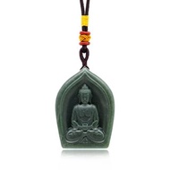 【正佳珠寶】和田玉 塔青料 阿彌陀佛吊墜 和田玉吊墜