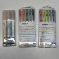 Uni Propus Window Highlighter 視窗螢光筆 + Kokuyo Beetle Tip Dual Highlighter 雙頭螢光筆