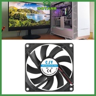 QQ* Powerful 80mm Computer Cooling Fan For Gaming PC Servers Heat Dissipation Computer Router CPU Ca