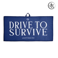 3PUTTROUND Drive to Survive Tour Towel Blue