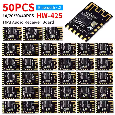5-50pcs HW-425 Bluetooth Audio Receiver Module Bluetooth-compatible 4.2 Wireless HiFi Stereo Lossles