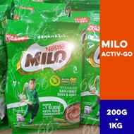Nestle Milo Malt Chocalate 200g-1kg Milo Activ-Go Coklat Beverage Cadbury Chocolate Drink Cuppa Chocolate Drink