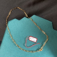 Ongpin Mnl Gold Necklace Pawnable 10k US Gold Paper Clip Necklace For Men And Women Stainless Steel 