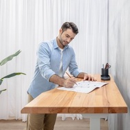 Live3 智能實木升降桌 152cm大桌板/ Humanconnect智能實木升降桌