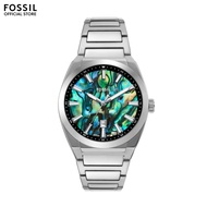 Fossil Male Everett Analog Watch ( FS6114 ) - Quartz Silver Case Round Dial 18 MM Silver Stainless S