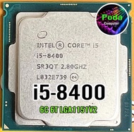 ซีพียู CPU Intel Core i5-8400 6คอ6เทรด LGA 1151v2 ฟรีซิลิโคน1ซอง i5 8400