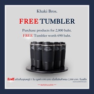 Khaki Bros.-Kaki-Tumbler-Temperature-Retaining Glass-K26P002