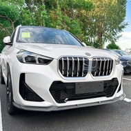 For BMW X1 IX1 U11 M Sport 2023+ Accessories Front Bumper Lip Spoiler Upgrade Kit