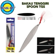 GEWANG PANCING TENGGIRI BAKAU TENGGIRI SPOON TGS FISHING LURE TGS 30, TGS 40Categories: Bakau, Lure,