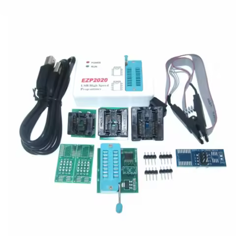 EZP2020 High Speed USB SPI Programmer + 7 Adapter Better than EZP2013 EZP2010 2011Support 24 25 26 9