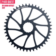 PASS QUEST Direct Mount MTB Bike round/oval Chainring 0mm 30T- 48T Narrow Wide ChainWheel For RACEFA