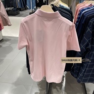 SHUI Korea Daigou KL Cologne Women's POLO Short-Sleeved T-Shirt Top TCM22-502 Polyester Fiber