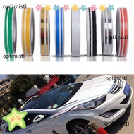 OPTIMISTI Car Body Decal Fashion Waist Line Multicolor Pinstripe Steamline