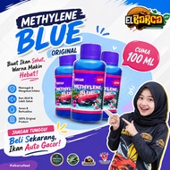 METHY LINE BLUE Fish Medicine, medicine for betta fish, koi, guppy, tetra Original