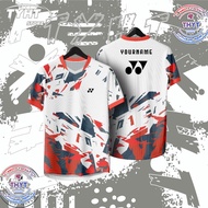 【original】TYHT-Malaysia New design high-quality Fully sublimation Badminton jersey Custom name baju 