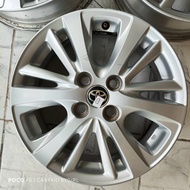 (ขายแยก1วง) ล้อแม็กToyota New Yaris #ขอบ15 เดิมโรงงาน สีเดิม งานสวย มีรอยบ้าง #15x5-1/2 #ET45