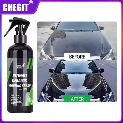 CHEGIT S6 Ultimate Ceramic Coating Spray Hydrophobic High Gloss Paint Protection 9H Nano Top Long La