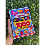 120 Pages Phonics CVC 1,000 Words for Preschool Grade School Learning Reading Book 80 Gsm Back to Ba