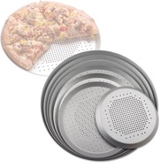 ELtamart Pizza Hut Perforated Crisper Pizza Pan Dry Cake Pan