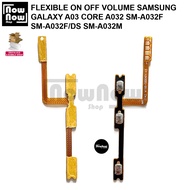 TOMBOL Flexible ON OFF Volume Samsung Galaxy A03 Core A032 SM-A032F SM-A032F/DS SM-A032M Power Volum