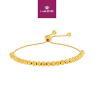 HABIB 750/18K Yellow Gold Bracelet SPI D12 MI41(Y)