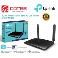 TP-LINK ARCHER MR200 MODEM ROUTER  AC750 WIRELESS DUAL BAND 4G LTE MODEM ROUTER WITH BUILT IN SIM CA